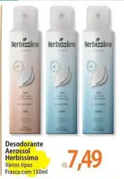 Atacadão Desodorante Aerossol Herbissimo Vários tipos oferta