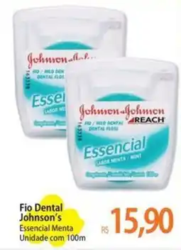 Atacadão Fio Dental Johnson's Essencial Menta oferta