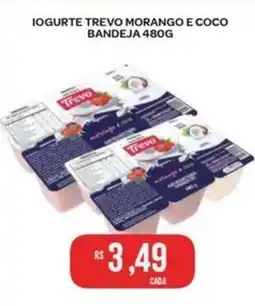Atacadão Dia a Dia Iogurte trevo morango e coco oferta
