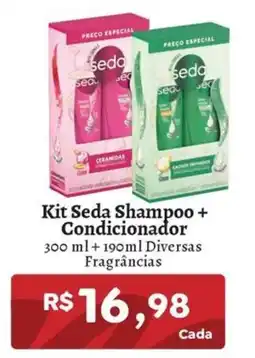 Novo Atacarejo Kit Seda Shampoo + Condicionador oferta
