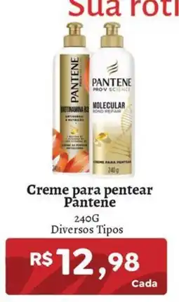 Novo Atacarejo Creme para pentear Pantene oferta