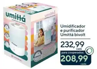Umidificador e purificador umidificador umittá bivolt
