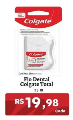 Novo Atacarejo Fio Dental Colgate Total oferta