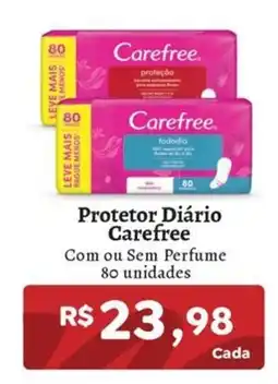 Novo Atacarejo Protetor Diário Carefree oferta