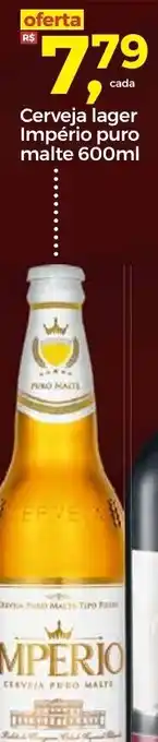 Frangolândia Cerveja Lager Imperio puro malte 600ml oferta