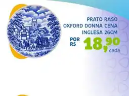 Bergamais Supermercados prato raso oxford donna cena inglesa oferta