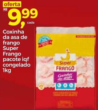 Frangolândia Coxinha da asa de frango Super Frango pacote iqf congelado 1kg oferta