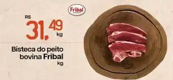 Bisteca do peito bovina Fribal