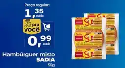 Cometa Supermercados Hambúrguer misto sadia oferta