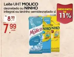 Cometa Supermercados Leite uht molico desnatado ou ninho integral ou levinho semidesnatado oferta