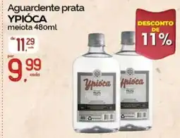 Cometa Supermercados Aguardente prata ypióca meiota oferta