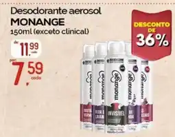 Cometa Supermercados Desodorante aerosol monange oferta