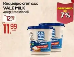 Cometa Supermercados Requeijão cremoso vale milk oferta