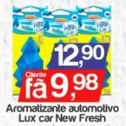 Supermercados Gricki Aromatizante automotivo Lux car New Fresh oferta