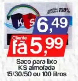 Supermercados Gricki Saco para lixo KS almofada oferta