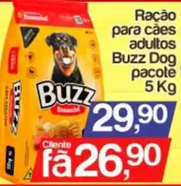 Supermercados Gricki Ração para cães adultos Buzz Dog oferta
