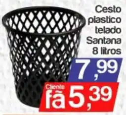 Supermercados Gricki Cesto plastico telado santana oferta