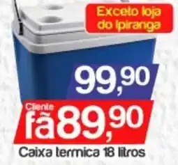 Supermercados Gricki Caixa termica 18 litros oferta