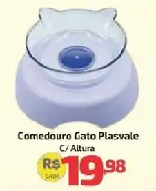 Supermercado Jacomar Comedouro Gato Plasvale oferta