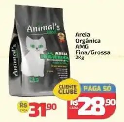 Supermercado Jacomar Areia orgânica amg fina/grossa oferta