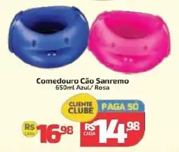 Supermercado Jacomar Comedouro Cão Sanremo oferta