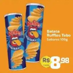 Supermercado Jacomar Batata Ruffles Tubo Sabores oferta