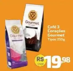 Supermercado Jacomar Café 3 Corações Gourmet oferta