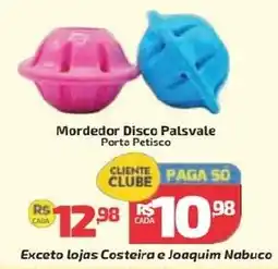 Supermercado Jacomar Mordedor Disco Palsvale Porta Petisco oferta
