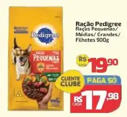 Supermercado Jacomar Ração Pedigree Rações Pequenas/ Médias/ Grandes/ Filhotes 900g oferta