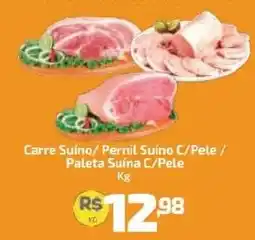 Supermercado Jacomar Carre Suino/ Pernil Suino C/Pele / Paleta Suina C/Pele oferta