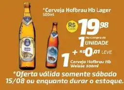 Supermercado Jacomar Cerveja Hofbrau Hb Lager oferta
