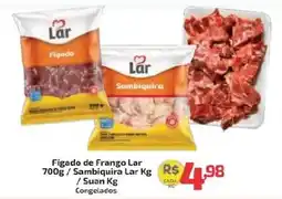 Supermercado Jacomar Figado de Frango Lar / Sambiquira Lar / Suan Kg oferta
