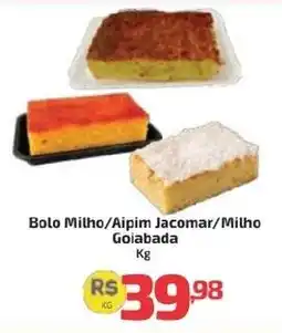Supermercado Jacomar Bolo Milho/Aipim Jacomar/Milho Goiabada oferta