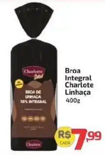 Supermercado Jacomar Broa integral charlotte linhaça oferta