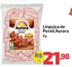 Supermercado Jacomar Linguiça de Pernil Aurora oferta