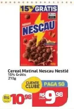 Supermercado Jacomar Cereal Matinal Nescau Nestlé oferta