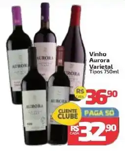 Supermercado Jacomar Vinho aurora varietal oferta