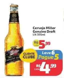 Supermercado Jacomar Cerveja Miller Genuine Draft oferta