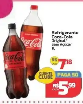 Supermercado Jacomar Refrigerante Coca-Cola Original/ Sem Açúcar oferta