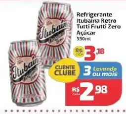 Supermercado Jacomar Refrigerante Itubaina Retro Tutti Frutti Zero Açúcar oferta