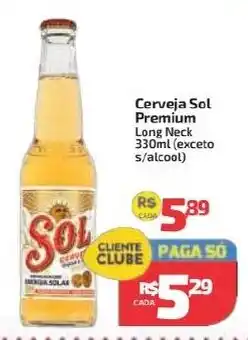Supermercado Jacomar Cerveja sol premium long neck oferta