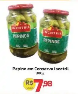 Supermercado Jacomar Pepino em Conserva Incotril oferta