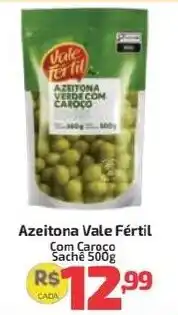 Supermercado Jacomar Azeite de oliva vale fértil com caroço oferta
