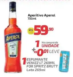 Supermercado Jacomar Aperitivo aperol oferta