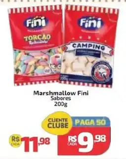 Supermercado Jacomar Marshmallow Fini Sabores oferta