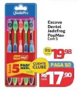 Supermercado Jacomar Escova Dental JadeFrog PopMax Com 5 oferta