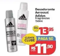 Supermercado Jacomar Desodorante Aerosol Adidas Fragrâncias oferta