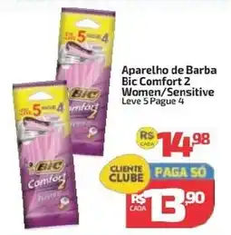 Supermercado Jacomar Aparelho de barba bic comfort 2 women/sensitive oferta