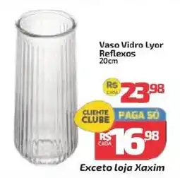 Supermercado Jacomar Vaso Vidro Lyor Reflexos oferta