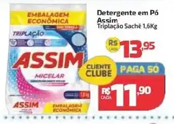 Supermercado Jacomar Detergente em Pó Assim Triplaçao oferta